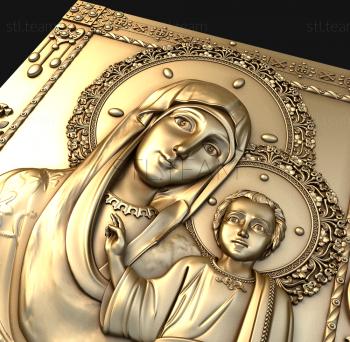 3D model Holy Mother of God of Kazan (STL)